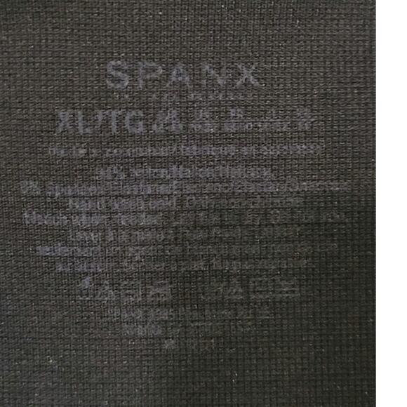SPANX High Rise Seamless Leggings Women's Size XL Black Pull on Shaping Slimming - Picture 14 of 14